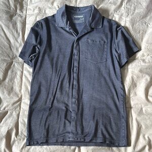 Express Men's Gray Short Sleeve Shirt size XS
